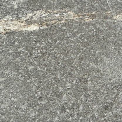 'Axton' Grey Marble Effect Sintered Stone Top Draw Leaf Extending Dining Table