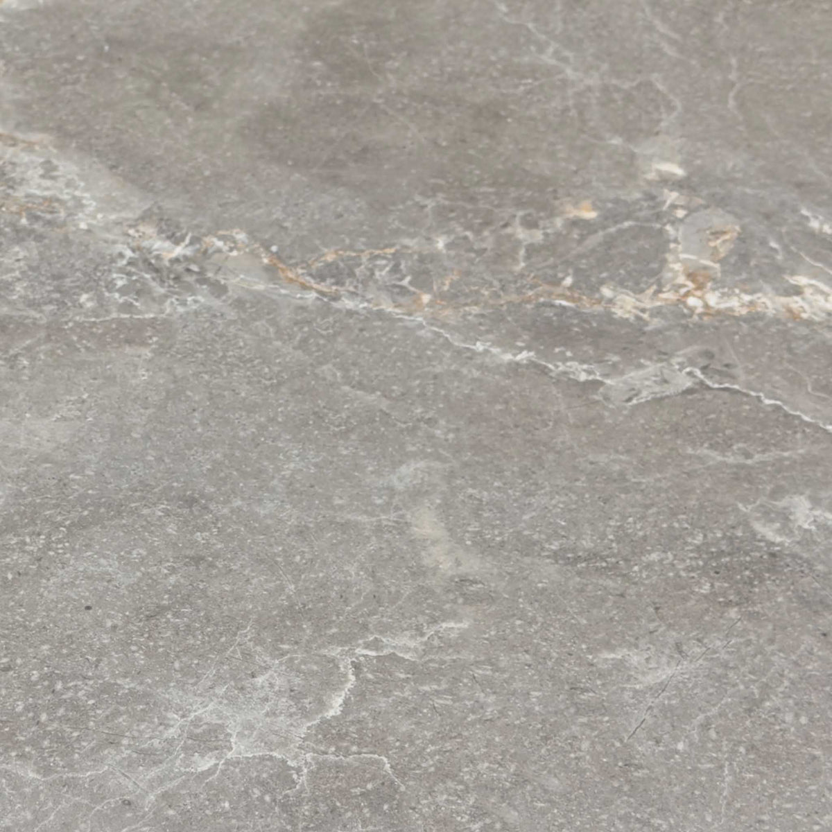 'Axton' Grey Marble Effect Sintered Stone Top Draw Leaf Extending Dining Table