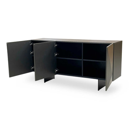 'Atlas' Grey Painted Finish 3 Door Sideboard