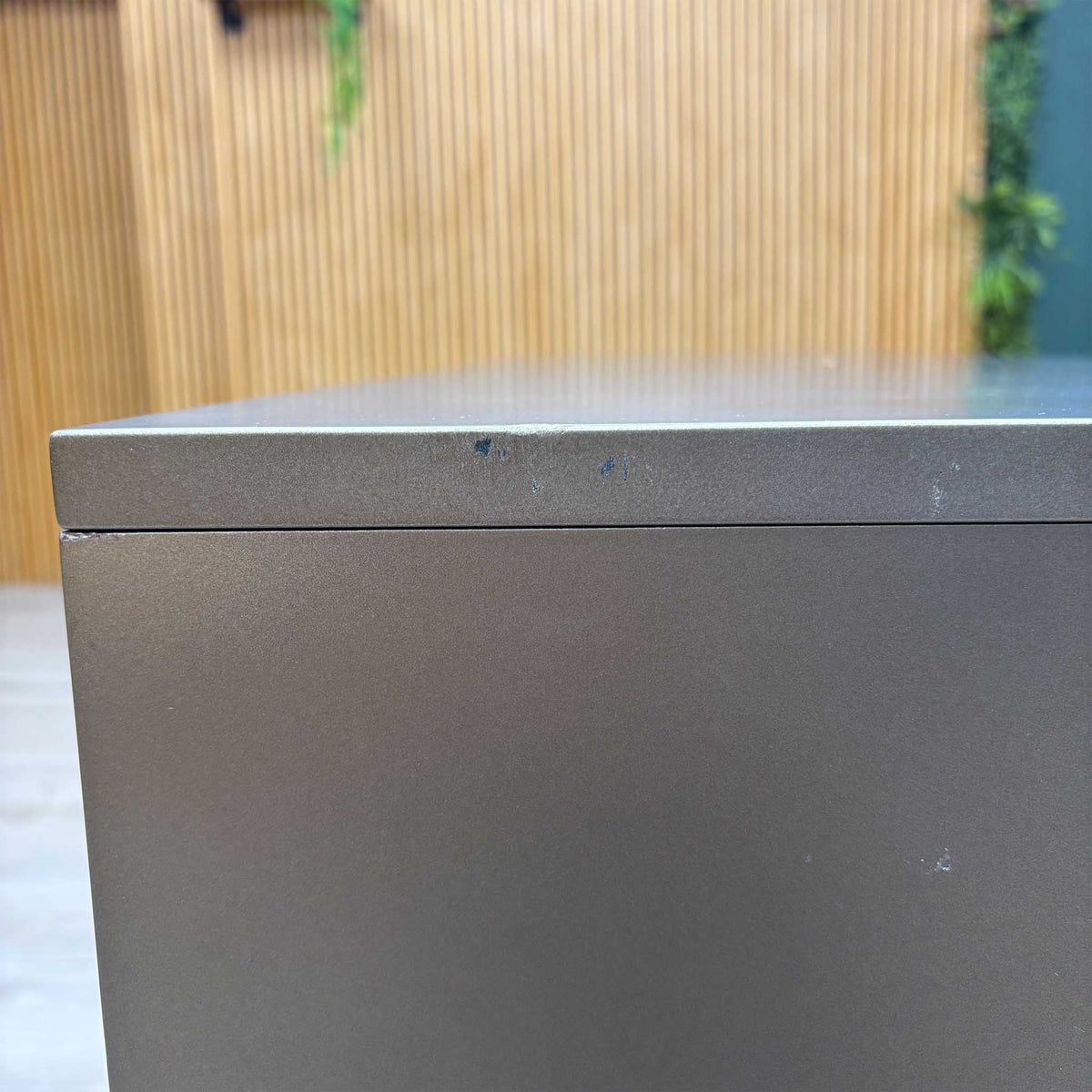 'Atlas' Grey Painted Finish 3 Door Sideboard