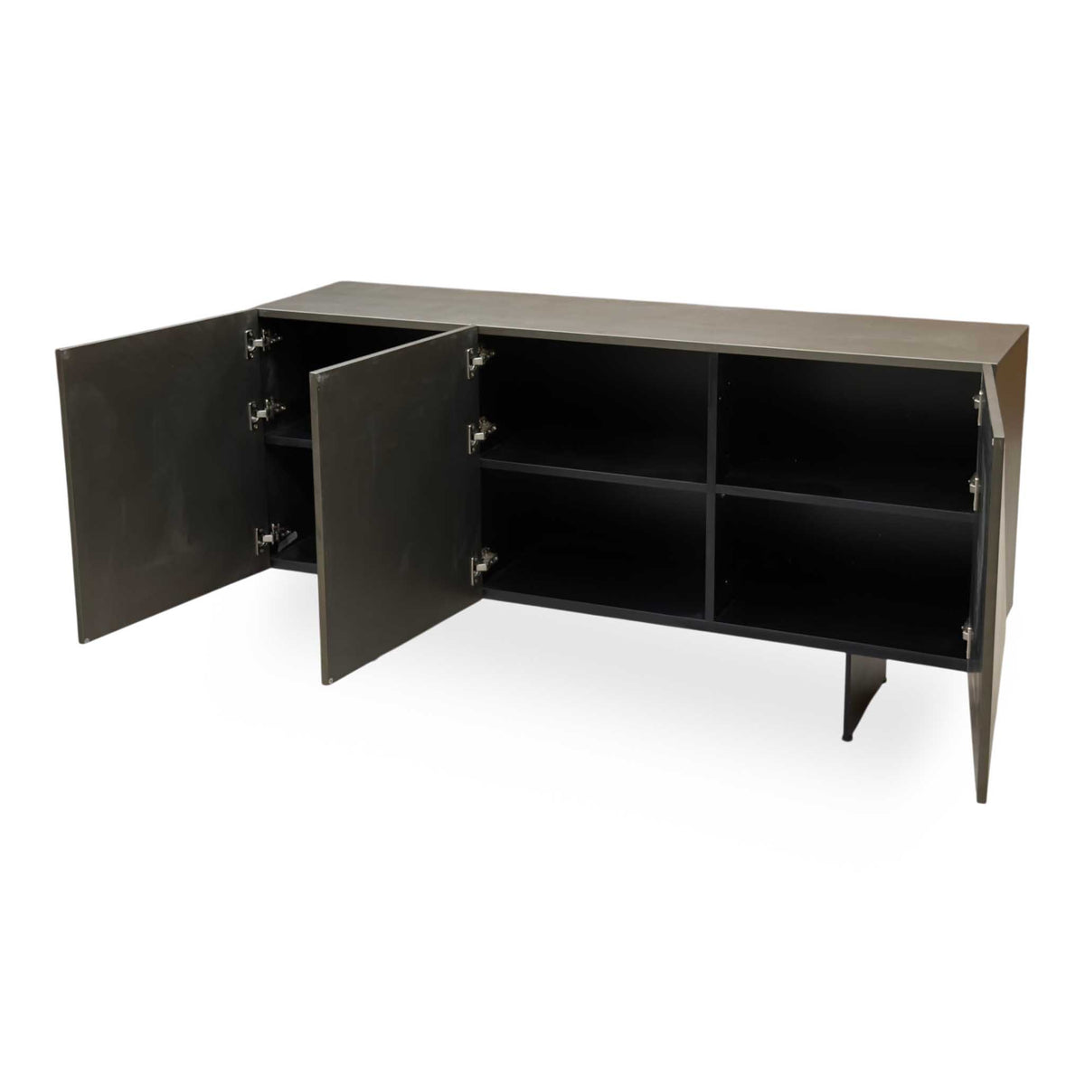 'Atlas' Grey Painted Finish 3 Door Sideboard
