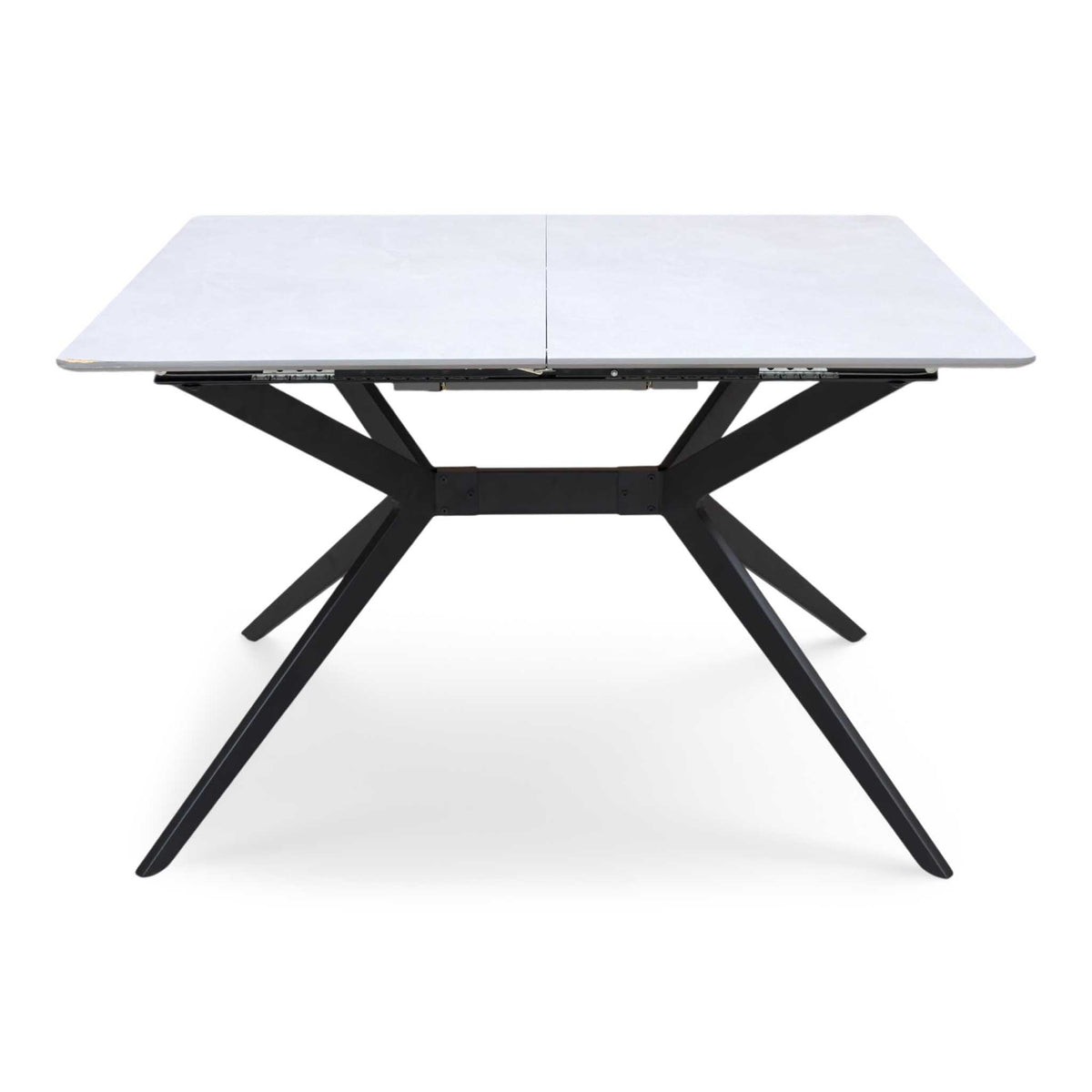 ‘Lia’ Grey Veneer Small Extending Dining Table