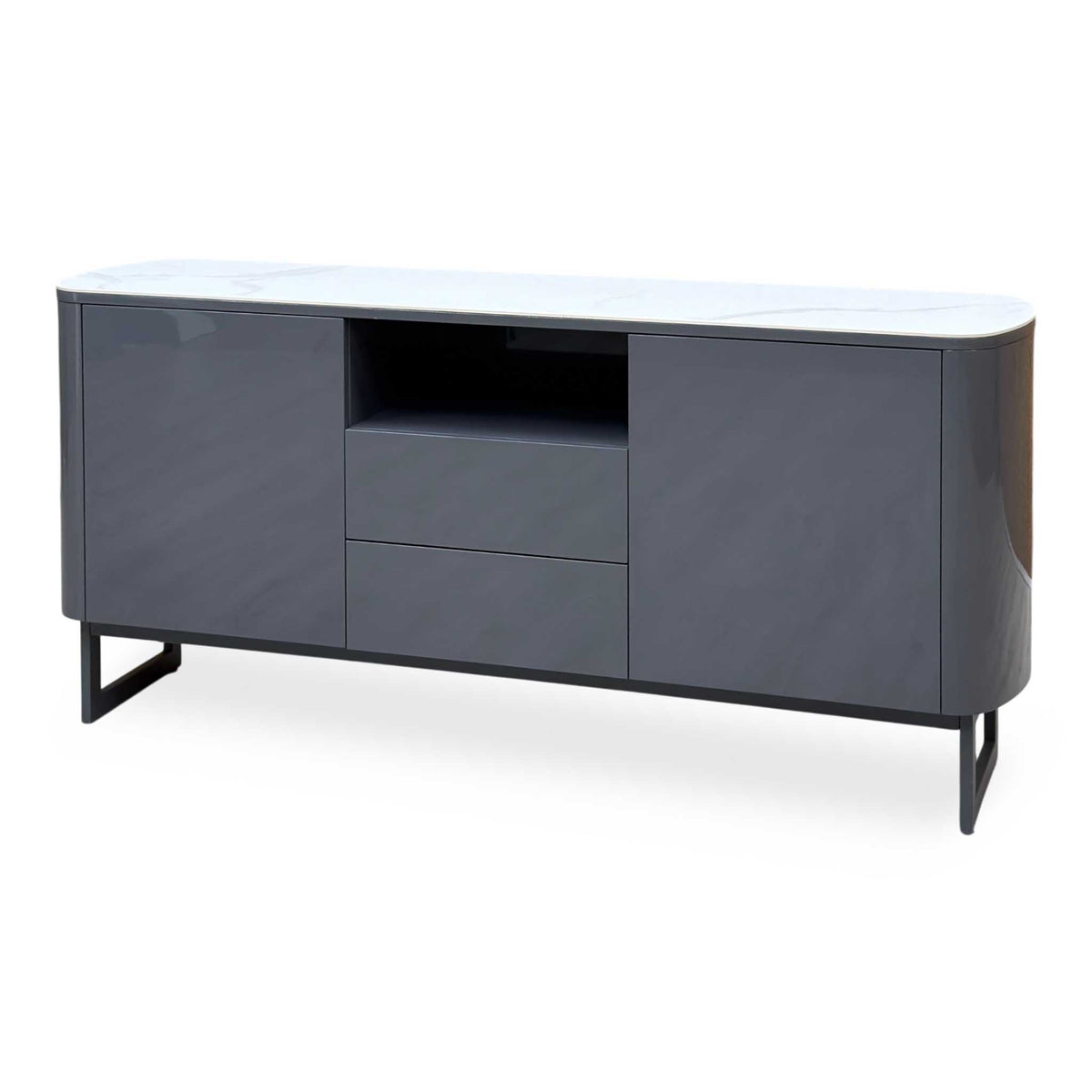 Carrera Ceramic Top 2 Door 2 Drawer Sideboard – view 6