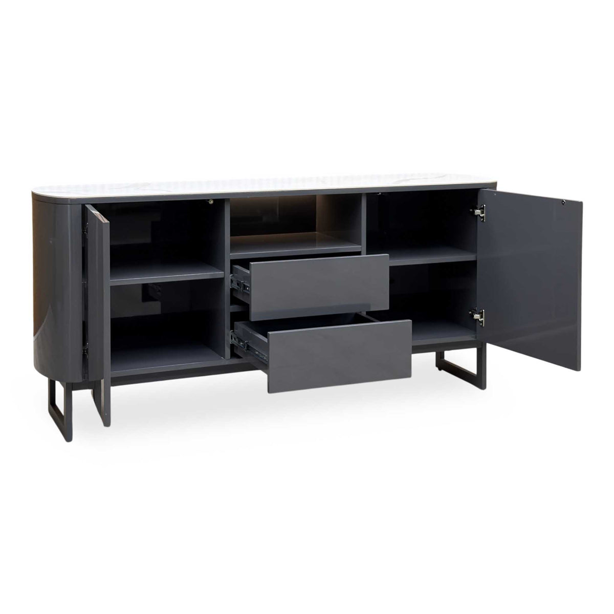 Carrera Ceramic Top 2 Door 2 Drawer Sideboard – view 7