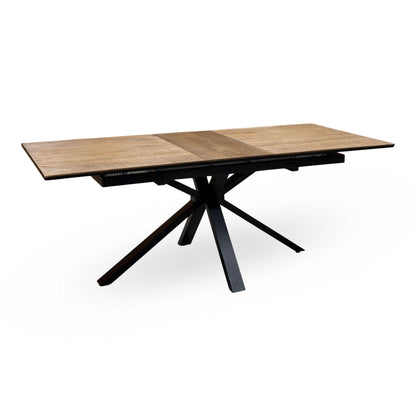 Jupiter’ Dark Oak 160cm Pop Up Extending Dining Table