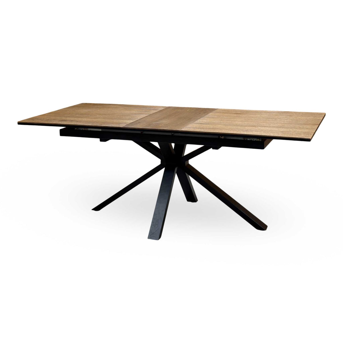 Jupiter’ Dark Oak 160cm Pop Up Extending Dining Table