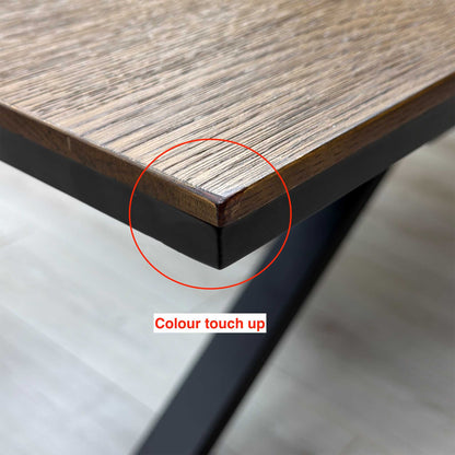 Jupiter’ Dark Oak 160cm Pop Up Extending Dining Table