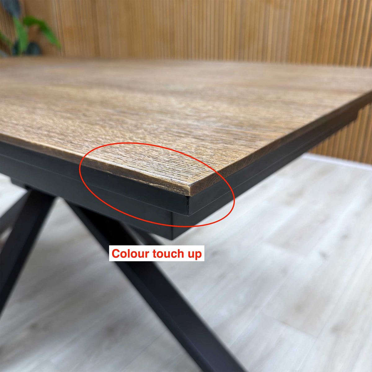 Jupiter’ Dark Oak 160cm Pop Up Extending Dining Table