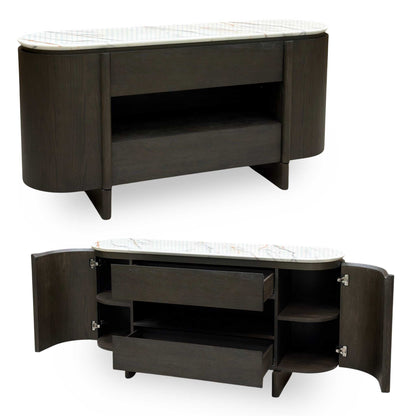‘Germain’ Marble Top 2 Door 3 Drawer Sideboard