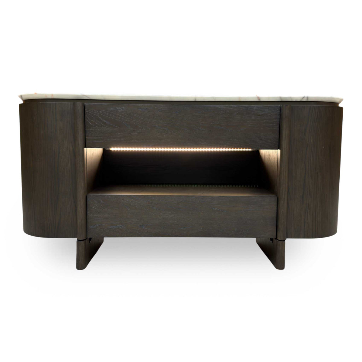 ‘Germain’ Marble Top 2 Door 3 Drawer Sideboard