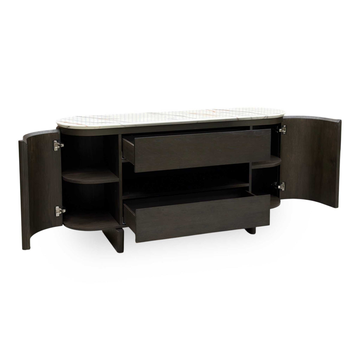 ‘Germain’ Marble Top 2 Door 3 Drawer Sideboard