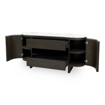 ‘Germain’ Marble Top 2 Door 3 Drawer Sideboard