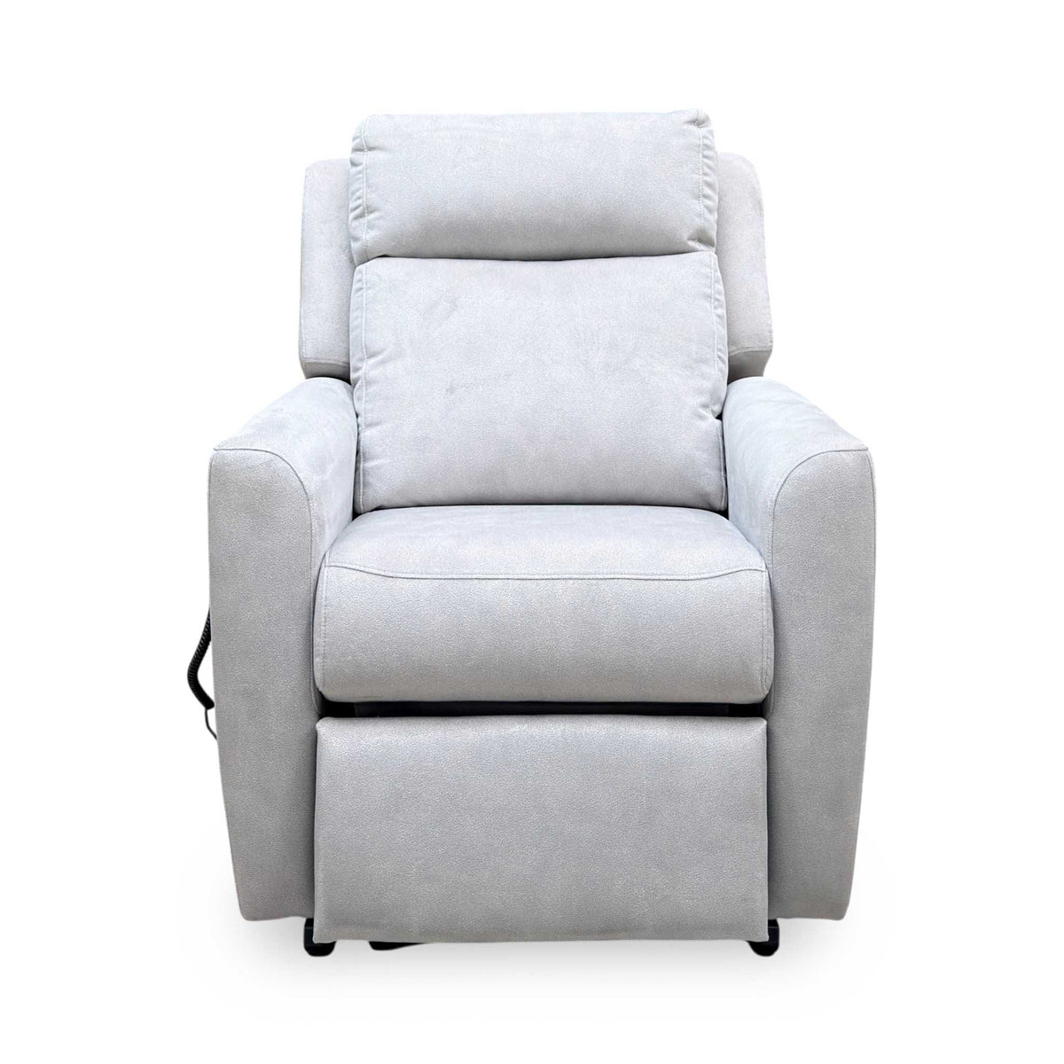 G Plan 'Wren' A123 Stingray Platinum Grey Velvet Fabric Lift and Rise Recliner Chair