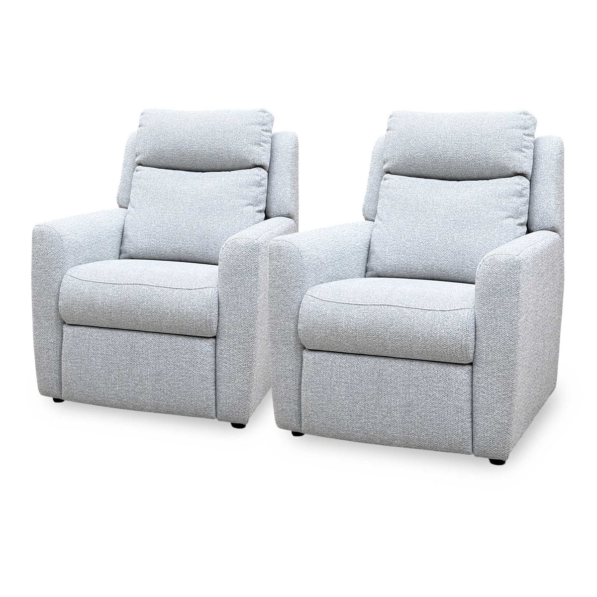 G Plan ‘Wren’ A011 Swift Cygnet Light Grey Fabric Chairs - Set of 2