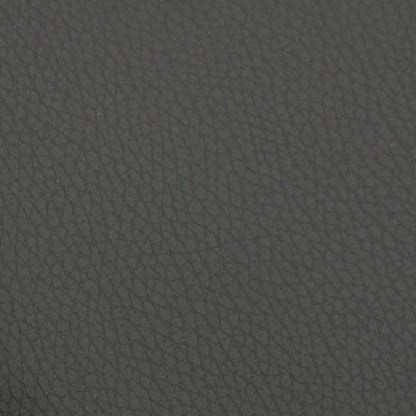 Nicoletti 'Davide' 327 Torello Grigio Scuro Leather Storage Footstool