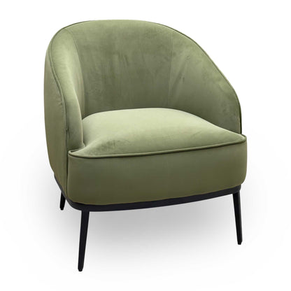 'Studio' Moss Green Fabric Accent Chair