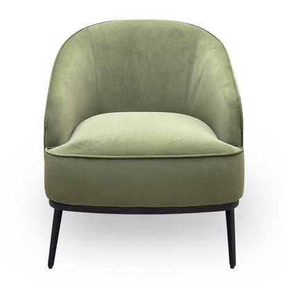 'Studio' Moss Green Fabric Accent Chair