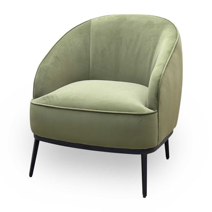 'Studio' Moss Green Fabric Accent Chair