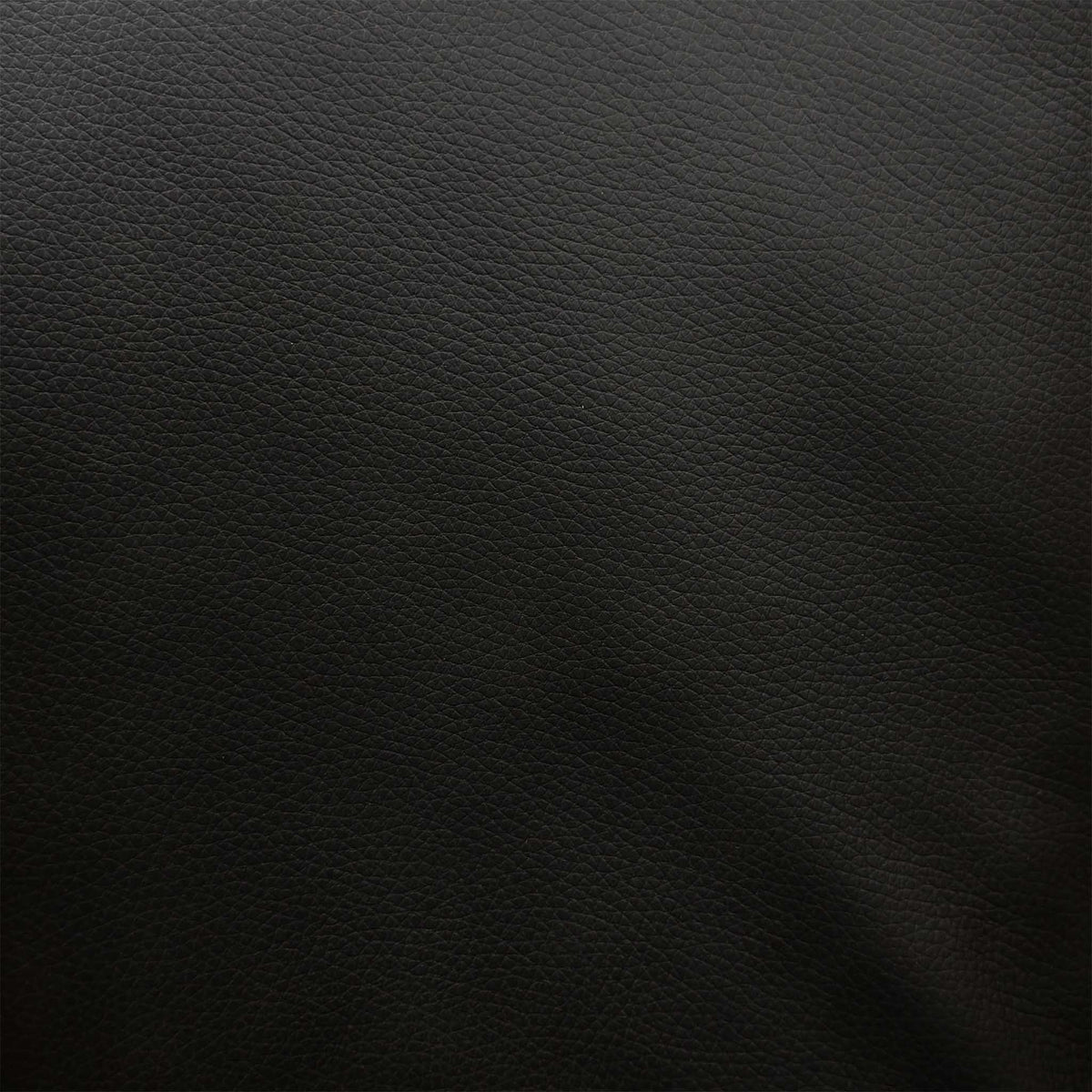 'Sona' Black Italian Leather 3 Seater Sofa