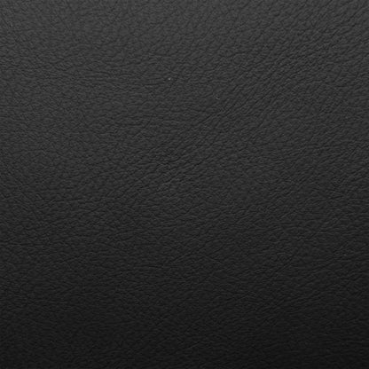 'Naples' Black Italian Leather 3 Seater Sofa