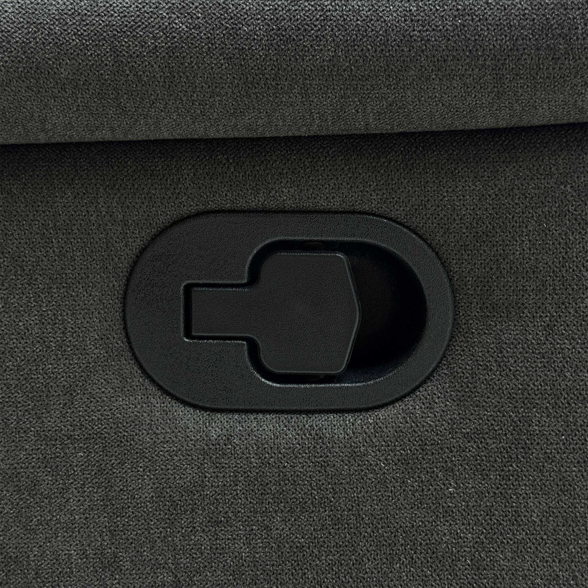 Albion Charcoal Grey Chenille Fabric 2 Seater High Back Manual Recliner Sofa – view 9
