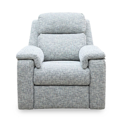 G Plan 'Thornbury' B030 Remco Light Grey Woven Fabric Chair