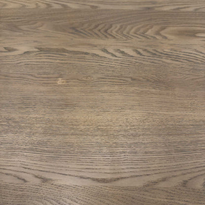 'Falun' Smoked Oak Solid Oak Small Oval Dining Table