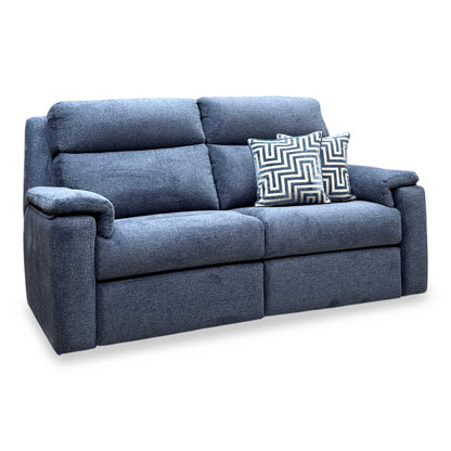 G Plan ‘Thornbury’ A223 Marim Denim Blue Fabric 3 Seater Sofa