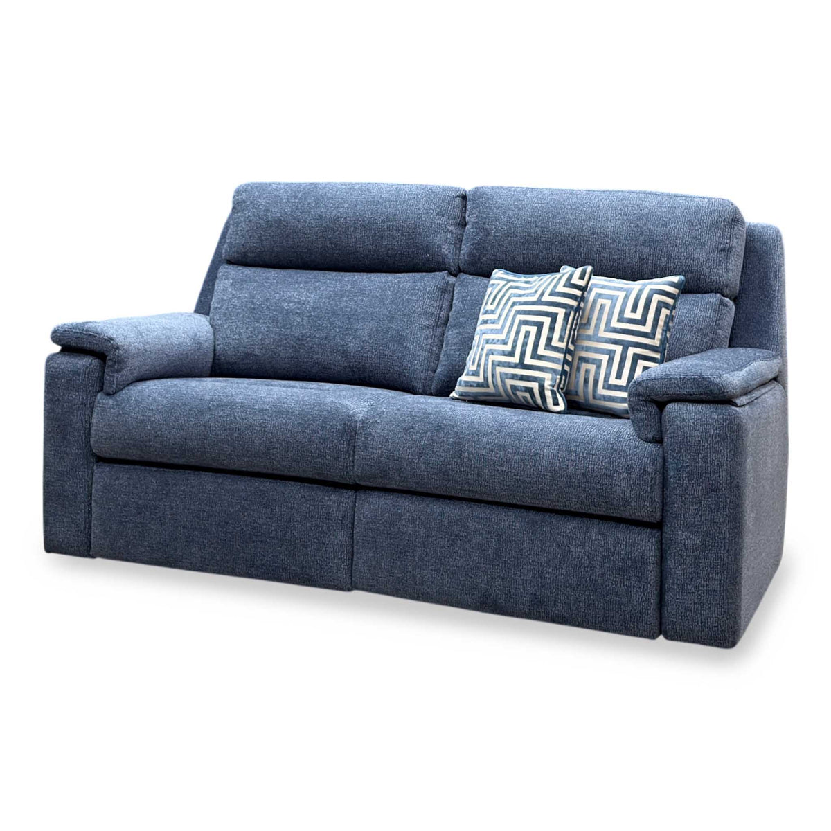 G Plan ‘Thornbury’ A223 Marim Denim Blue Fabric 3 Seater Sofa