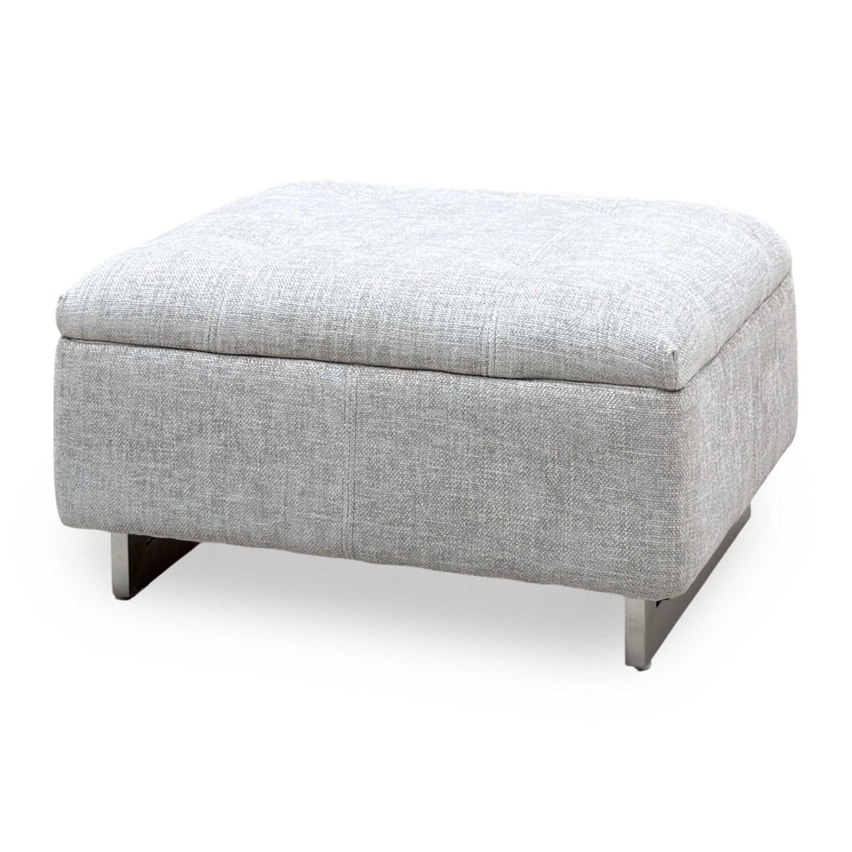 'Moet' 14445 Anivia Khaki Fabric Large Standard Footstool