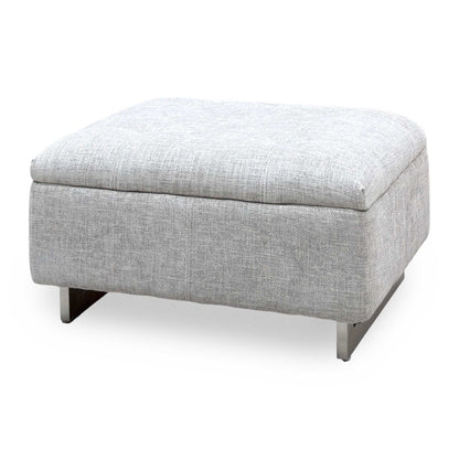 'Moet' 14445 Anivia Khaki Fabric Large Standard Footstool