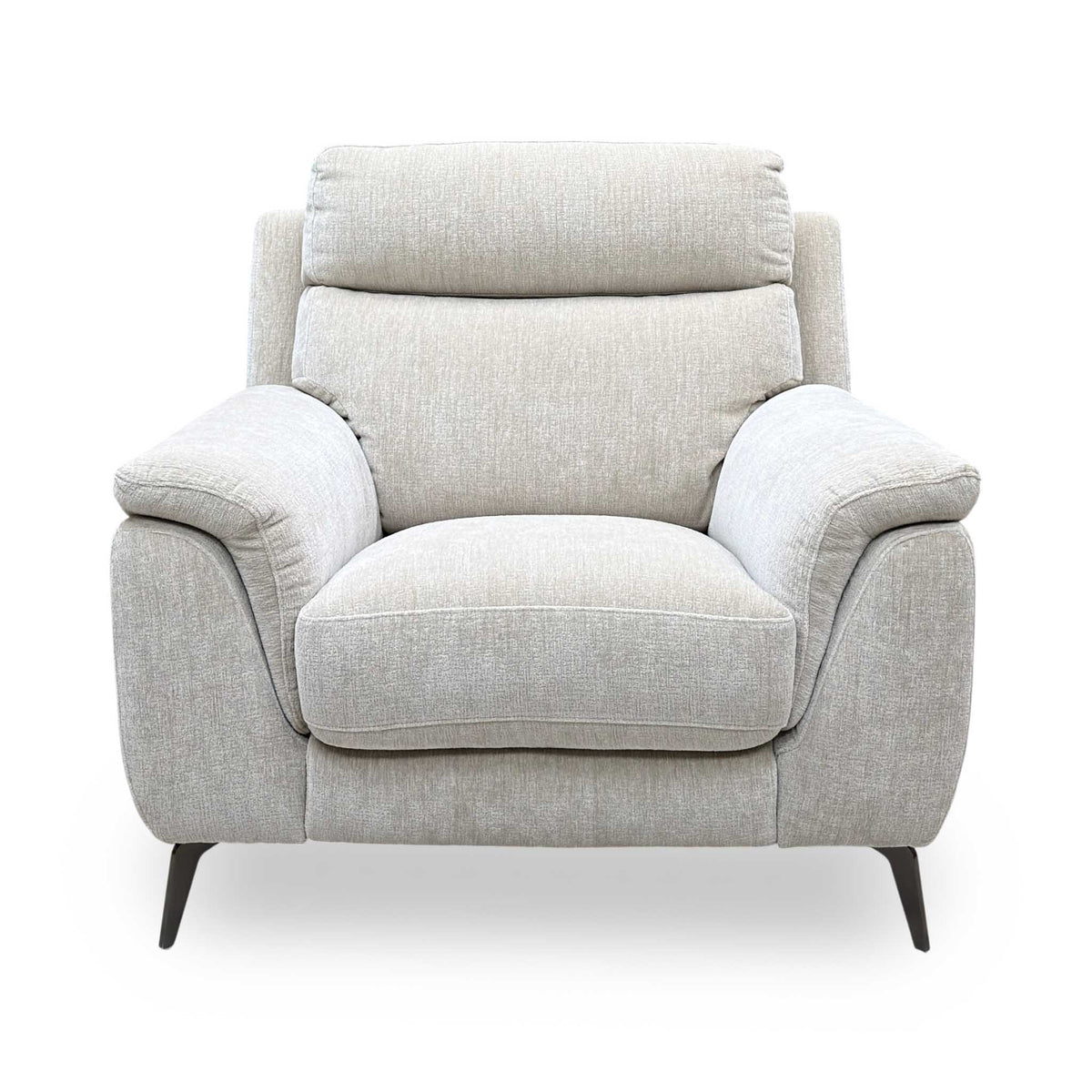 'Eclipse' Fab-Crn-R120 Beige Gm Fabric Chair