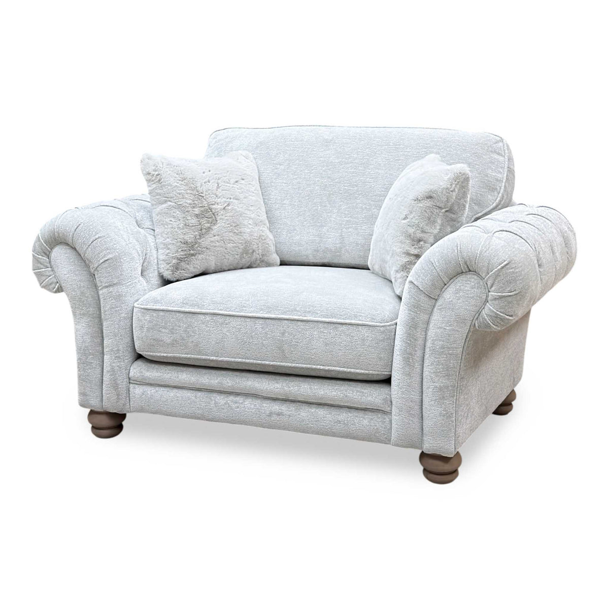 Ideal Home ‘Cotswold’ Burford Platinum Wo Ft Fabric Snuggler