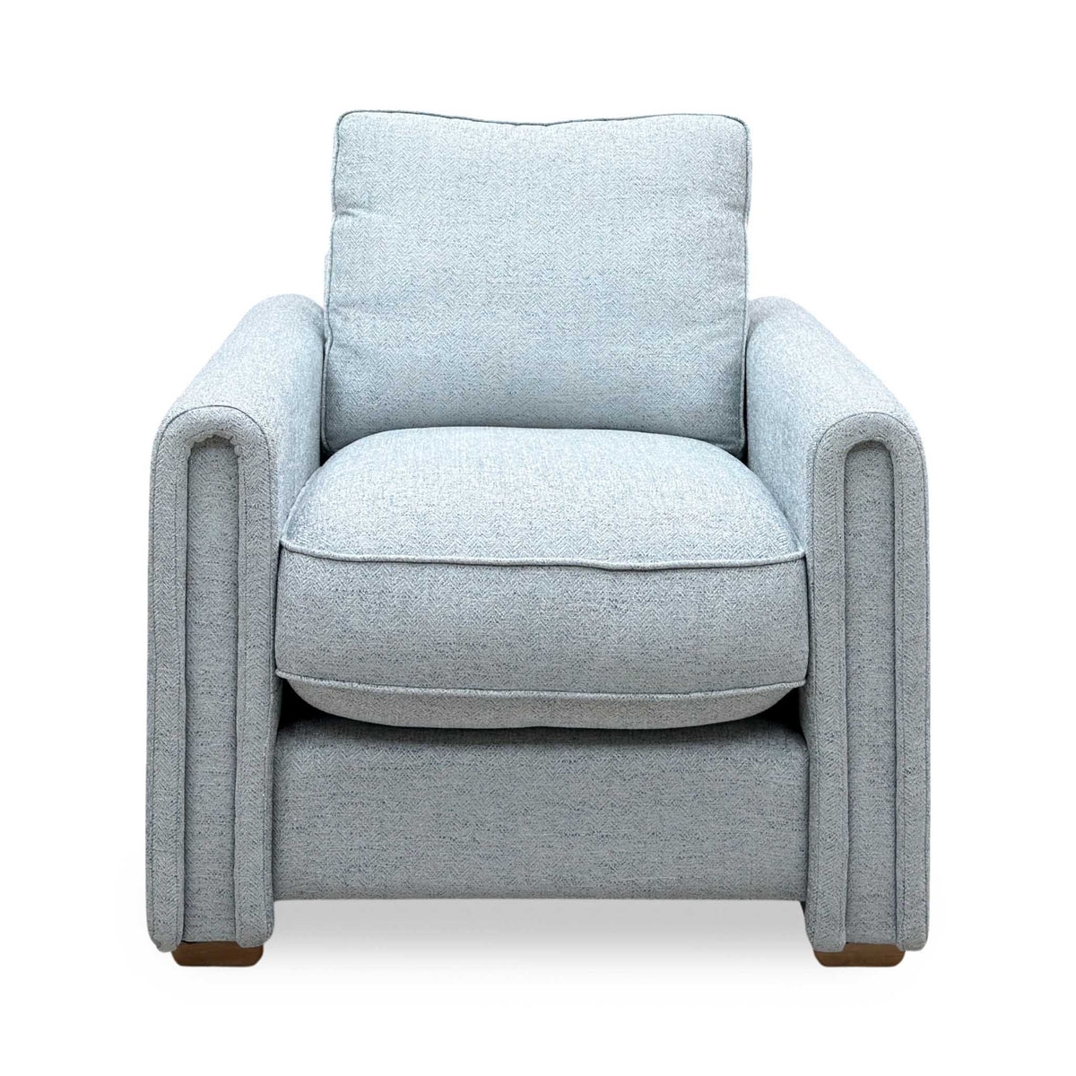 'Archy' Cairns Duck Egg Lt Ft Fabric 90cm Mini Arm Chair