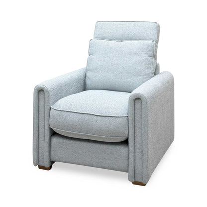 'Archy' Cairns Duck Egg Lt Ft Fabric 90cm Mini Arm Chair