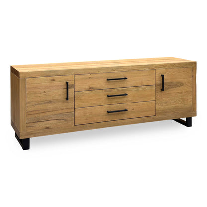 Bodahl 'Terra' 1 Oil Solid Oak Large 2 Door 3 Drawer Sideboard