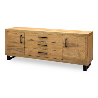 Bodahl 'Terra' 1 Oil Solid Oak Large 2 Door 3 Drawer Sideboard