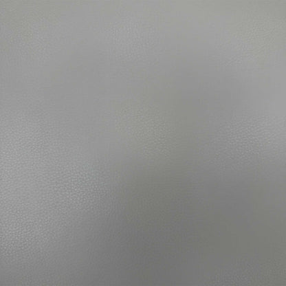 World of Leather 'Nova' Light Grey Leather Storage Footstool