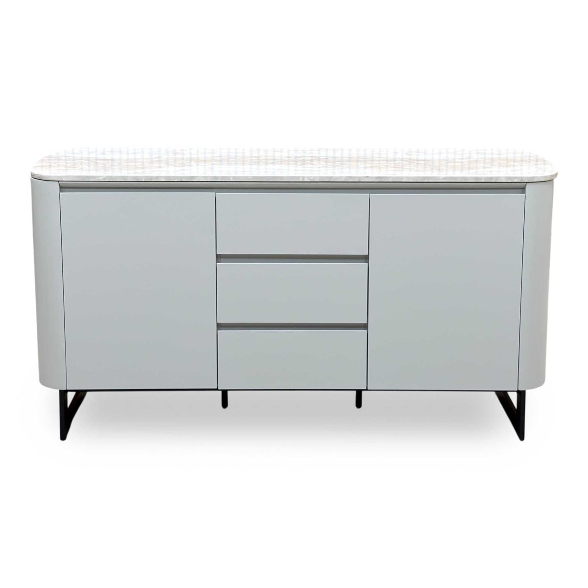‘Germain’ Marble Top 2 Door 3 Drawer Sideboard