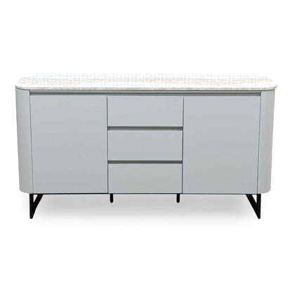 ‘Germain’ Marble Top 2 Door 3 Drawer Sideboard
