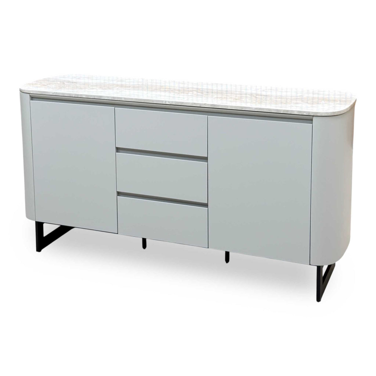 ‘Germain’ Marble Top 2 Door 3 Drawer Sideboard