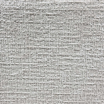 'Boujee' Lustro Dove Grey Fabric Rectangular Glass Top Table
