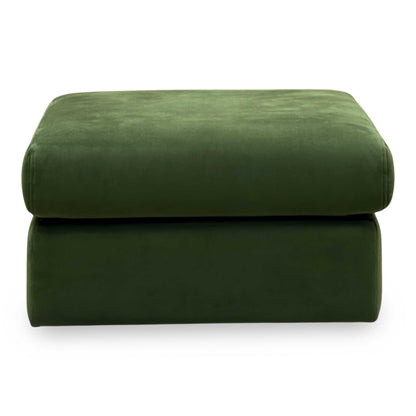 G Plan ‘Thornbury’ A902 Plush Vine Green Velvet Fabric Footstool