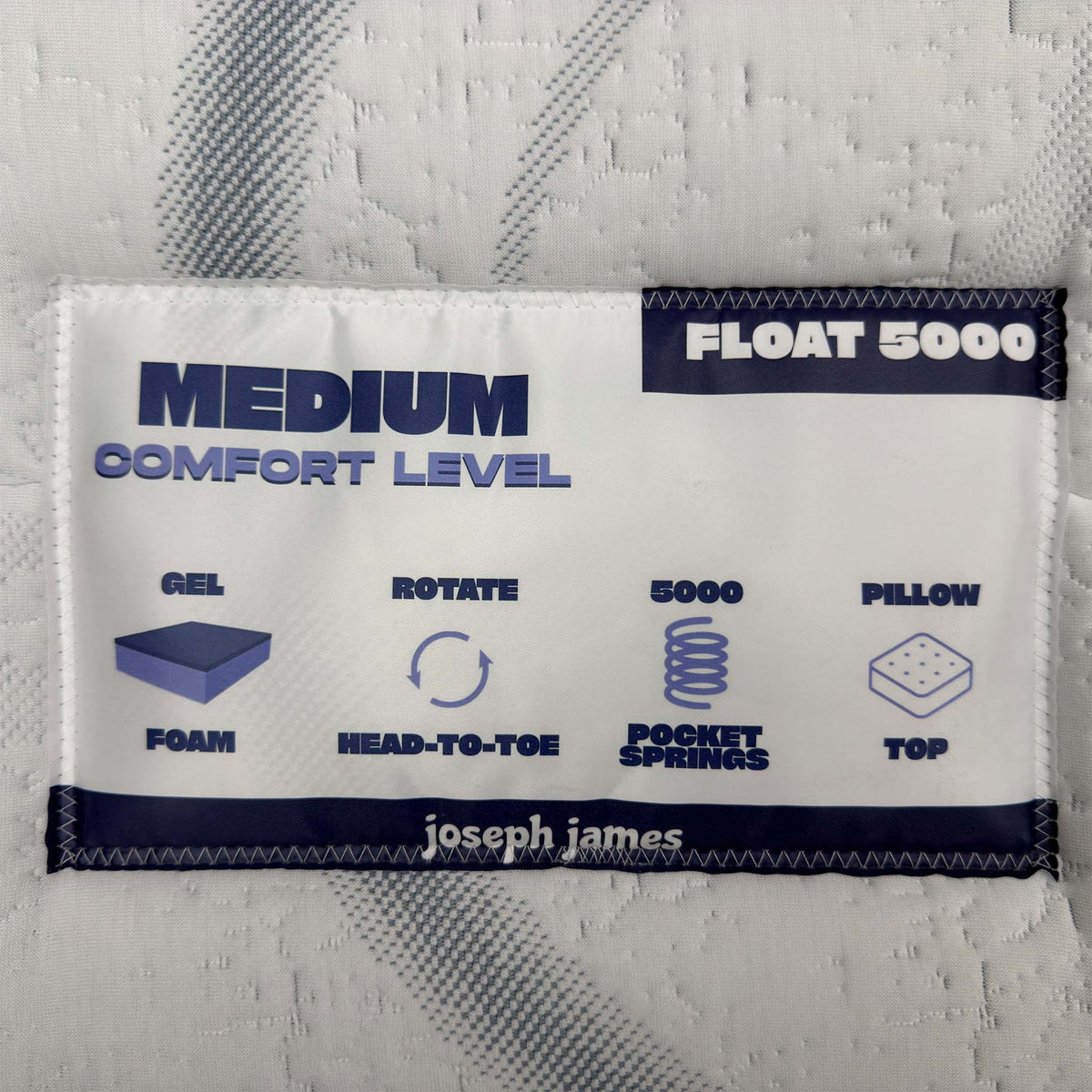 ‘Float’ 5000 Pocket Gel Pillow Top Mattress - Double