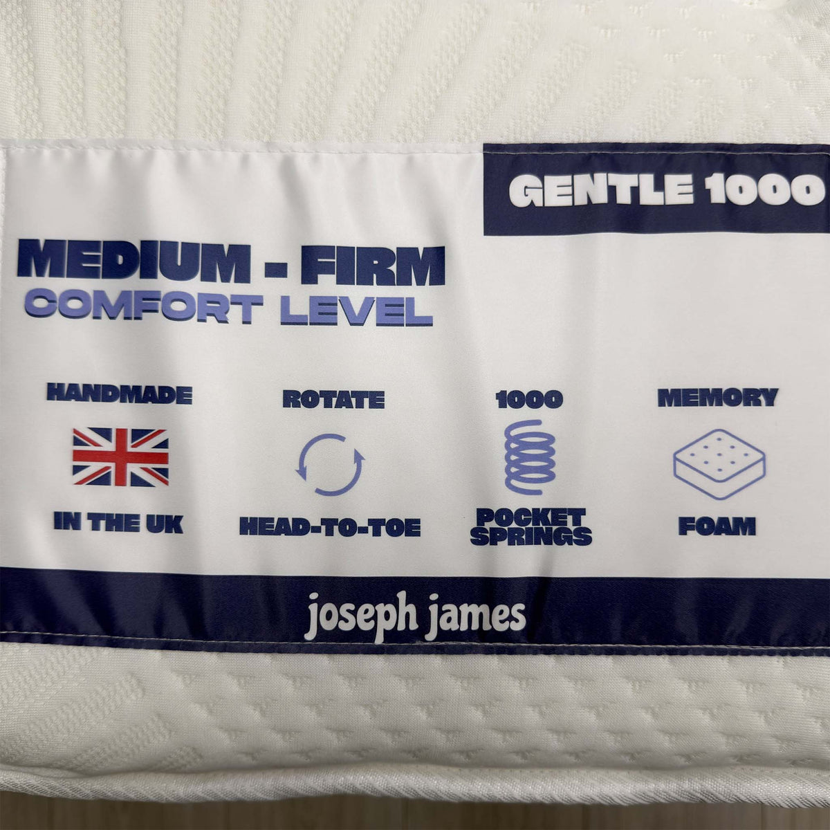 ‘Gentle’ 1000 Pocket Memory Mattress - Small Double