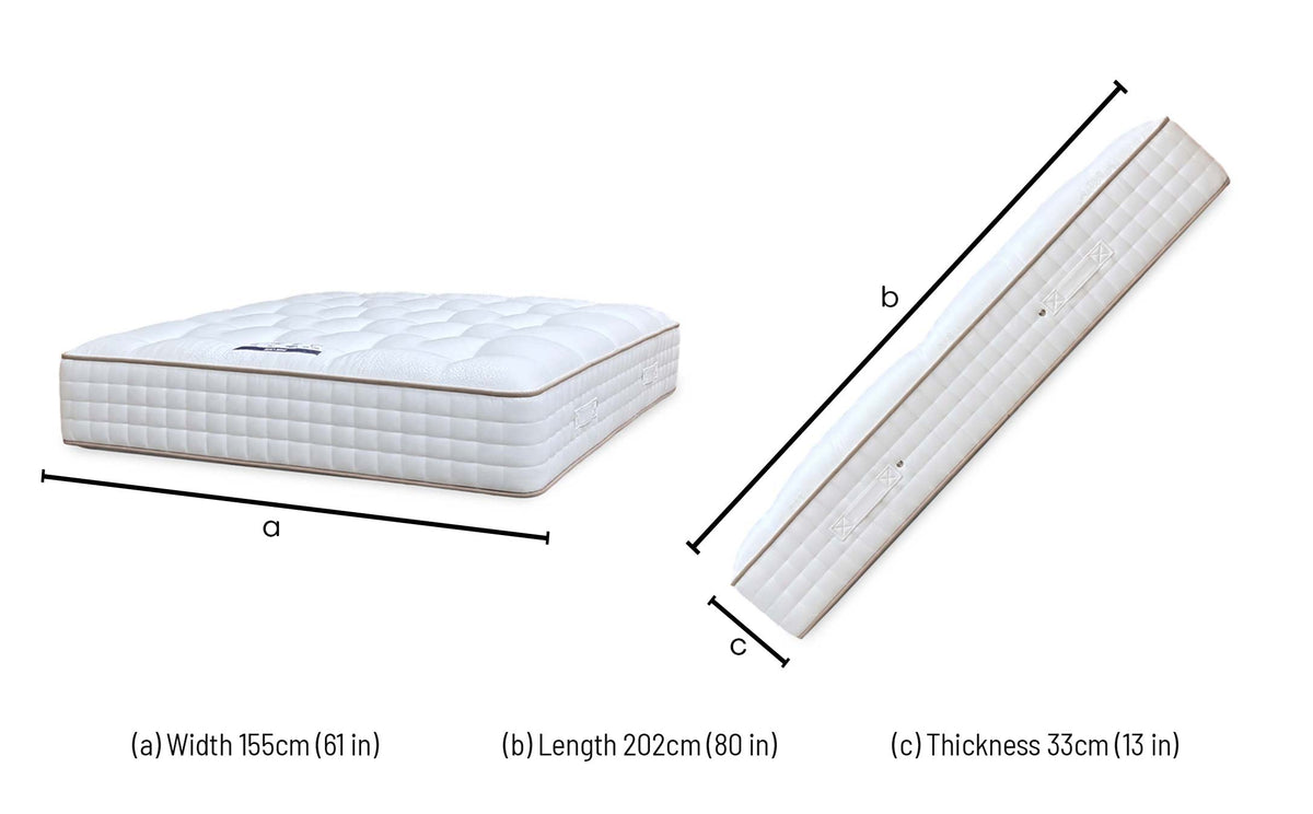 ‘Grace’ 6000 Pocket Natural Double Sided Mattress - King