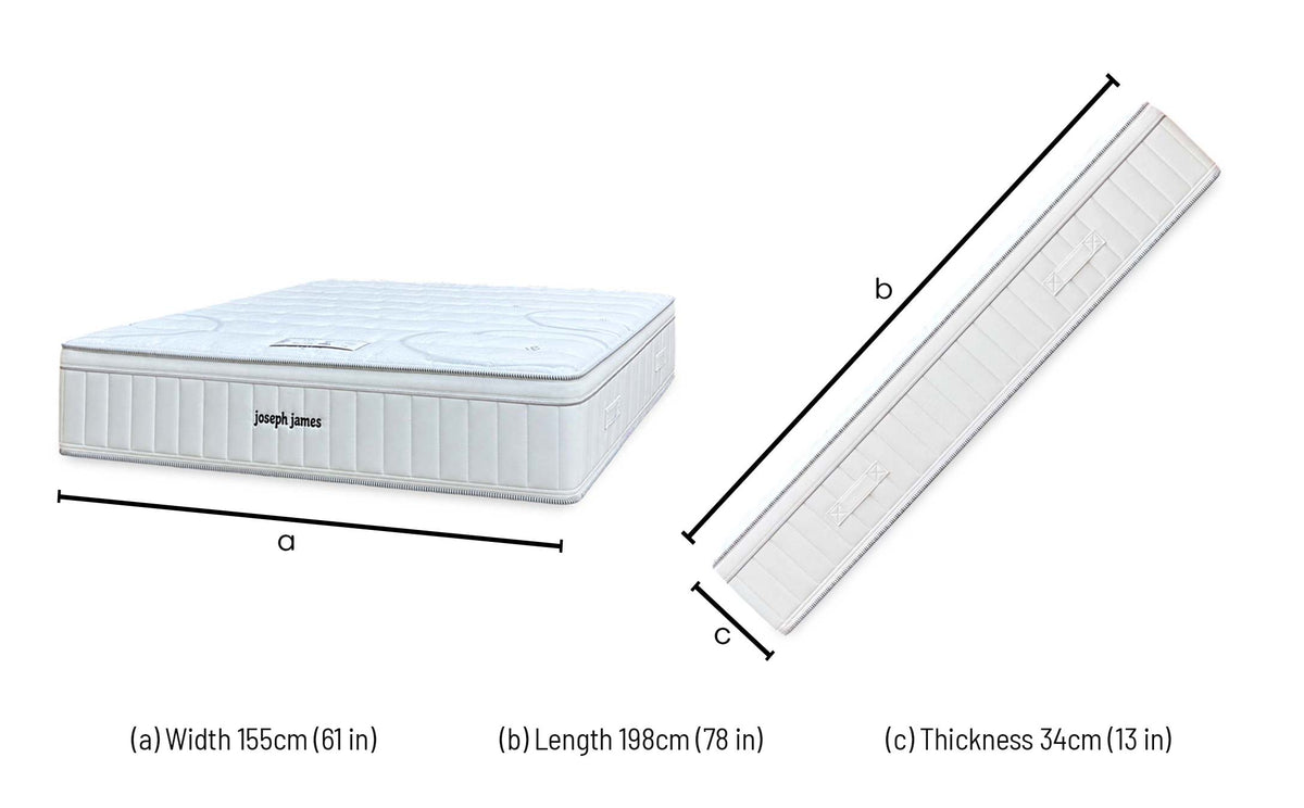 'Hush' 2000 Pocket Gel Pillow Top Mattress - King