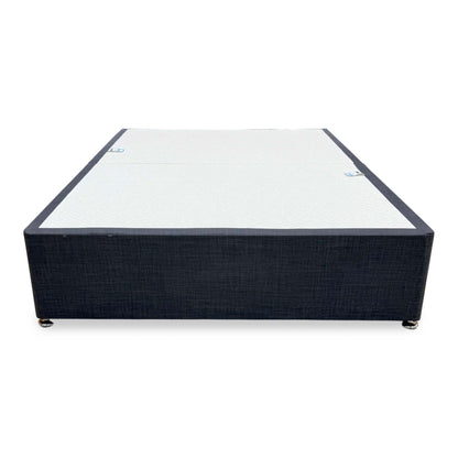 'Reggie' Dark Grey Fabric Divan Base Only - Double