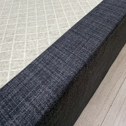 'Reggie' Dark Grey Fabric Divan Base Only - Double