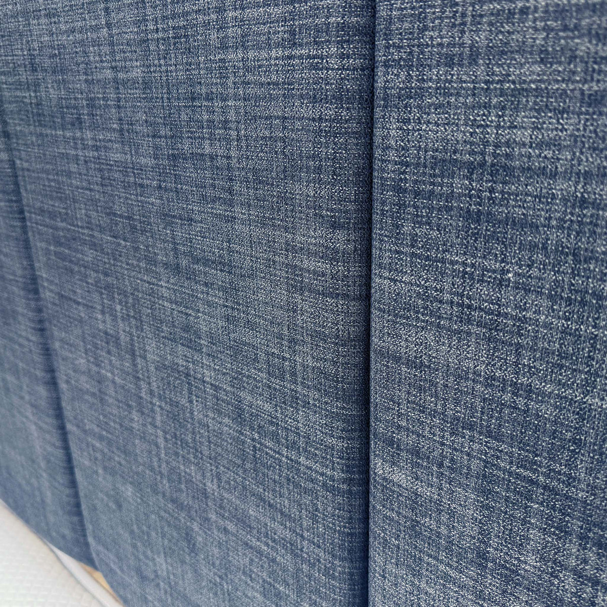 'Harold' Grey Fabric Strutted Headboard + 2 Drawer Divan Base + Lullaby 1500 Pocket Mattress Package Deal - Double